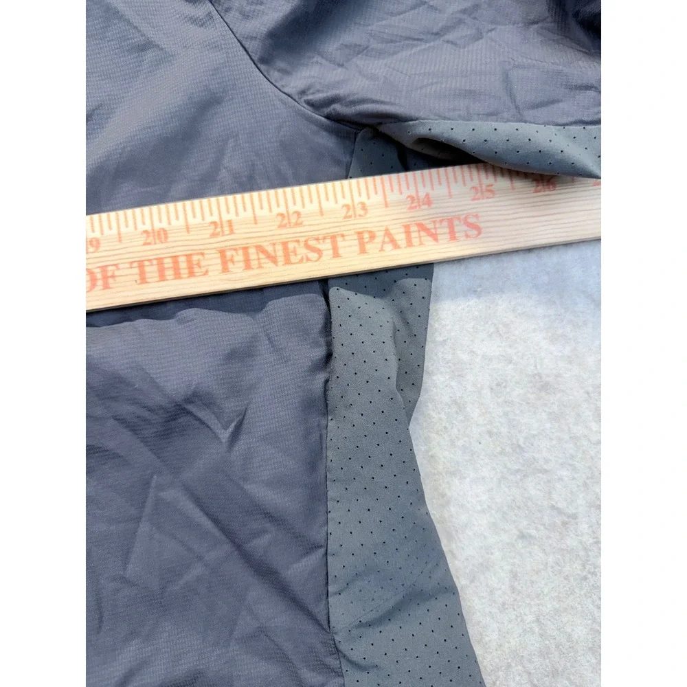 Lululemon Pullover Jacket Mens Grey Half Zip Lightweight Windbreaker Jacket Vent